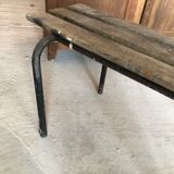 Vintage school bench