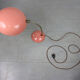 Bauhaus Salmon Table Lamp, 1930s