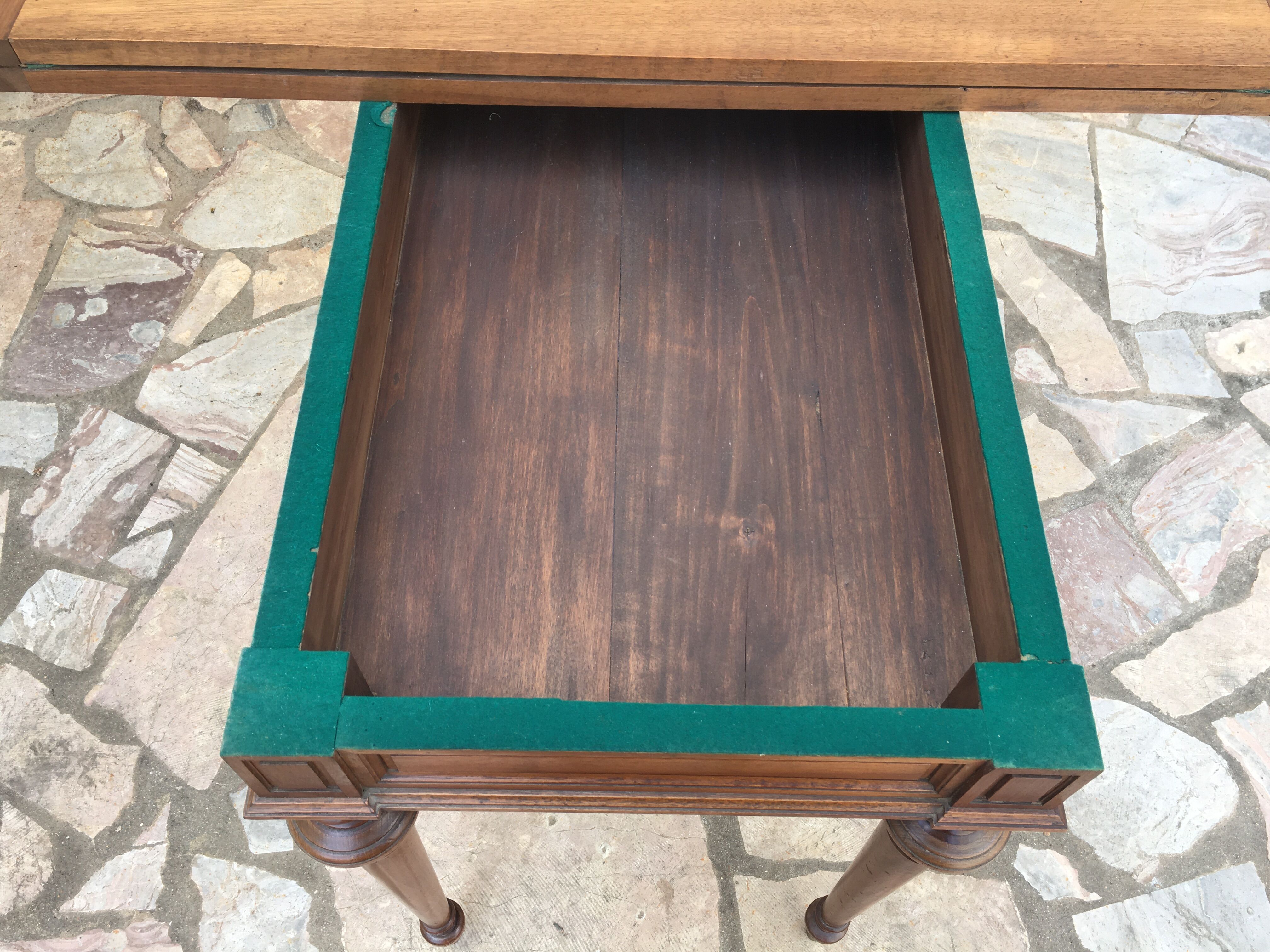 Console Louis XVI Period 1880 Walnut