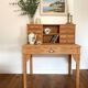Magnificent Art Deco style secretary desk in old wood