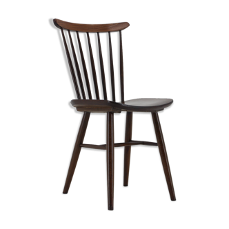 1970s Beech dining chair, Czechoslovakia