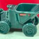 rare dumper ashtray in the shape of a mechanical wheelbarrow 'SAMBRON' ceramic
