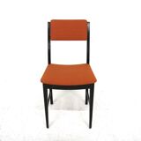 Set of 6 Scandinavian beech chairs, Sweden, 1960