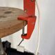 Vintage 1970s carrot Twist T1 architect lamp - 65 cm