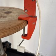 Vintage 1970s carrot Twist T1 architect lamp - 65 cm