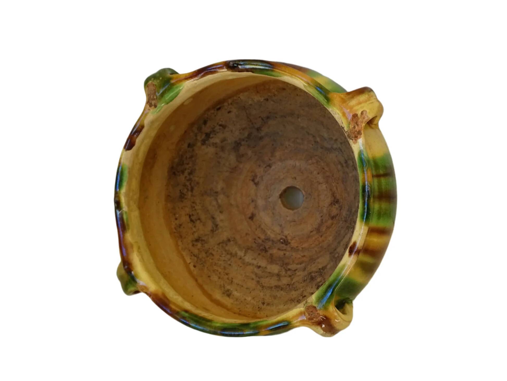 Jardinière antique française en terre cuite de Castelnaudary