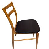 Set of six wooden chairs