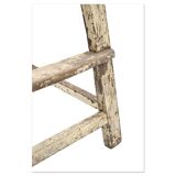 White patinated wooden harness
