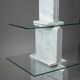 Carrara marble and glass library - 1970