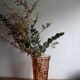 Vase en verre ciselé