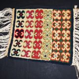 Old small prayer Berber carpet in wool