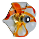 Fleur wall lamp by la Murina, orange murano glass, Italy, 1970