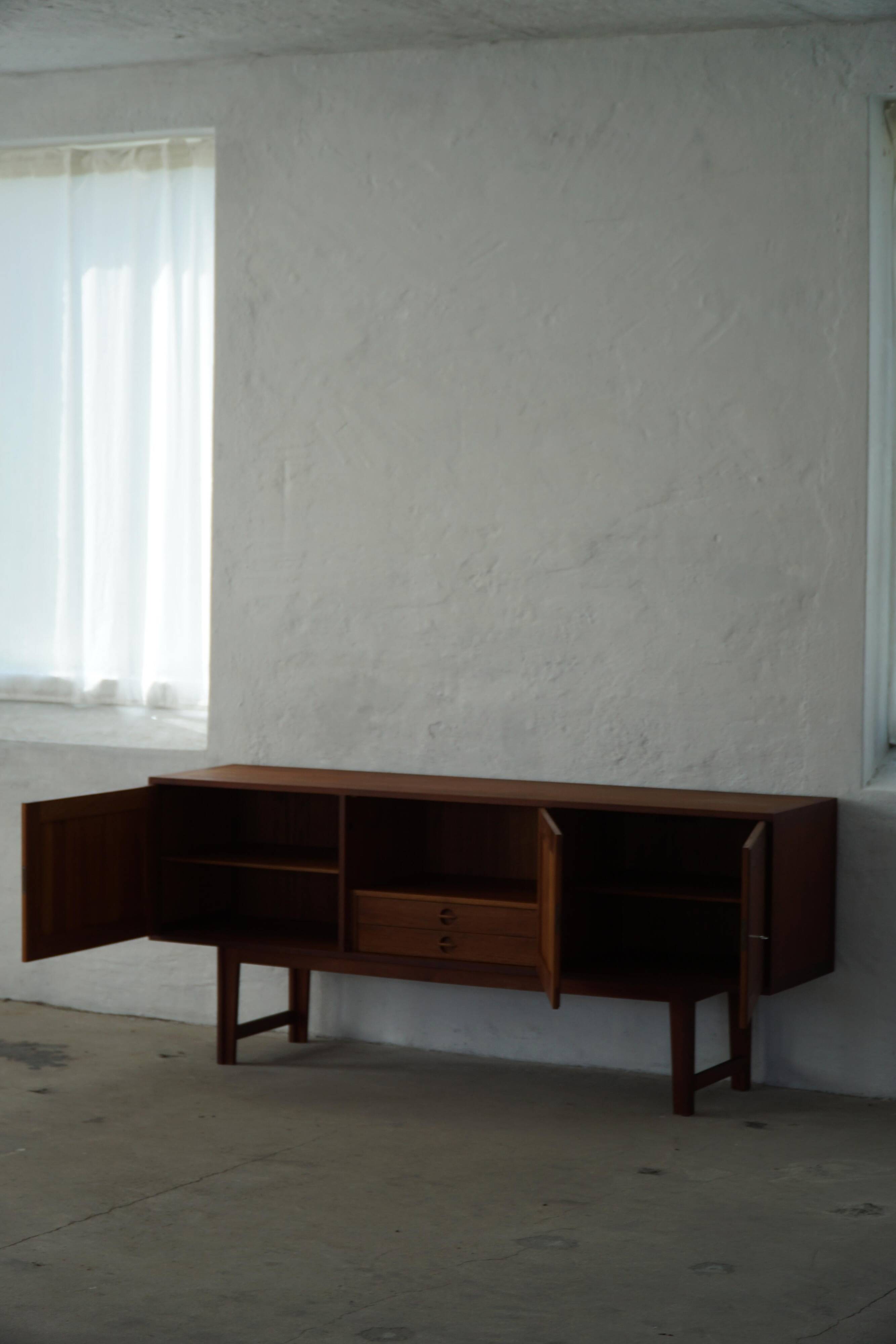 Kurt Østervig, teak buffet base, VAMO, modern Scandinavian mid-century, 1960s