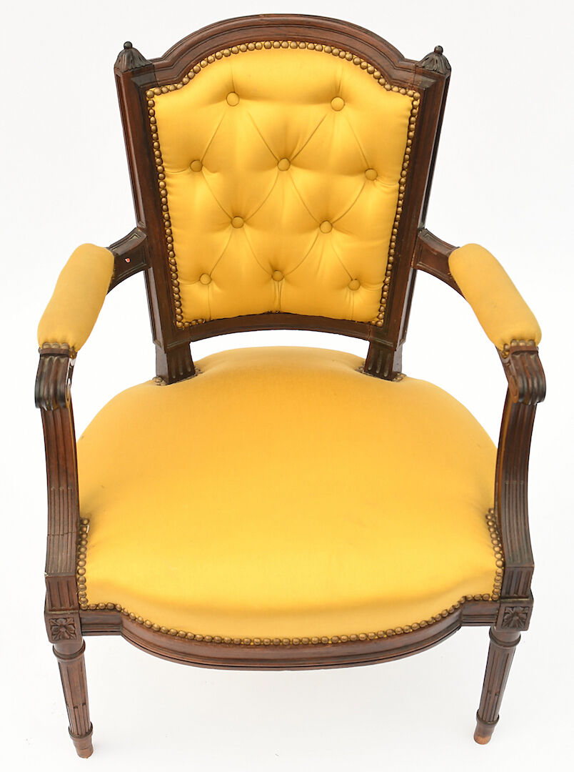 Louis XVI style convertible armchair