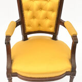 Louis XVI style convertible armchair
