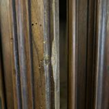 Pair of 2-part glass-fronted bookcases