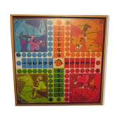 Boite de jeux en bois années 60