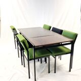 Japan Series Dining Table and Chairs by Cees Braakman for Pastoe, 1960s, Set of 7