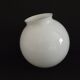 French Vintage White Opaque Glass Medium Replacement Glass Globe Shade 205