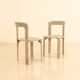 Ensemble de 6 chaises kaki par Bruno Rey pour Dietiker 70's