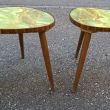 Tripod tables for plants 60s