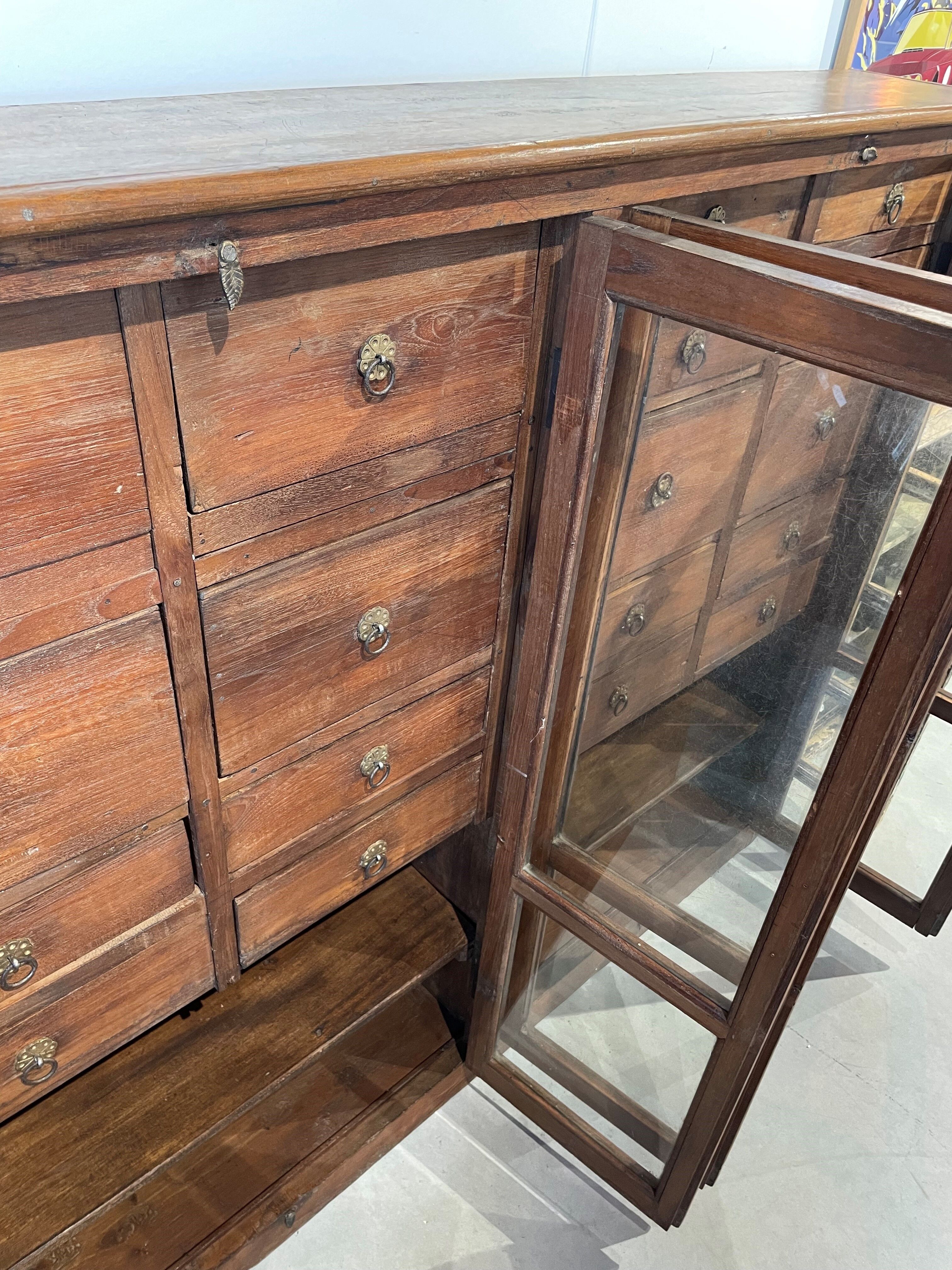 Teak glazed loom furniture
