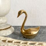 Brass swan