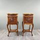 Pair of Louis XV Bedside Tables, Yellow Marble, 19th Century