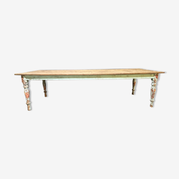 Fir draper table patina mint water