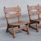 Chaise en bois basse