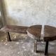 Banc ou table basse modulaire en 2 parties L:2m l:60 H:46