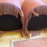 Pair of pink toad chairs