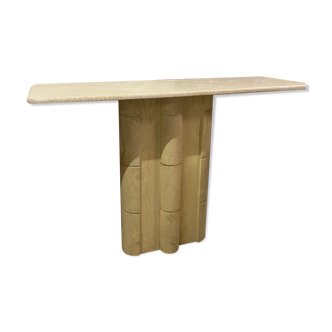 Table console vintage Artelano travertin