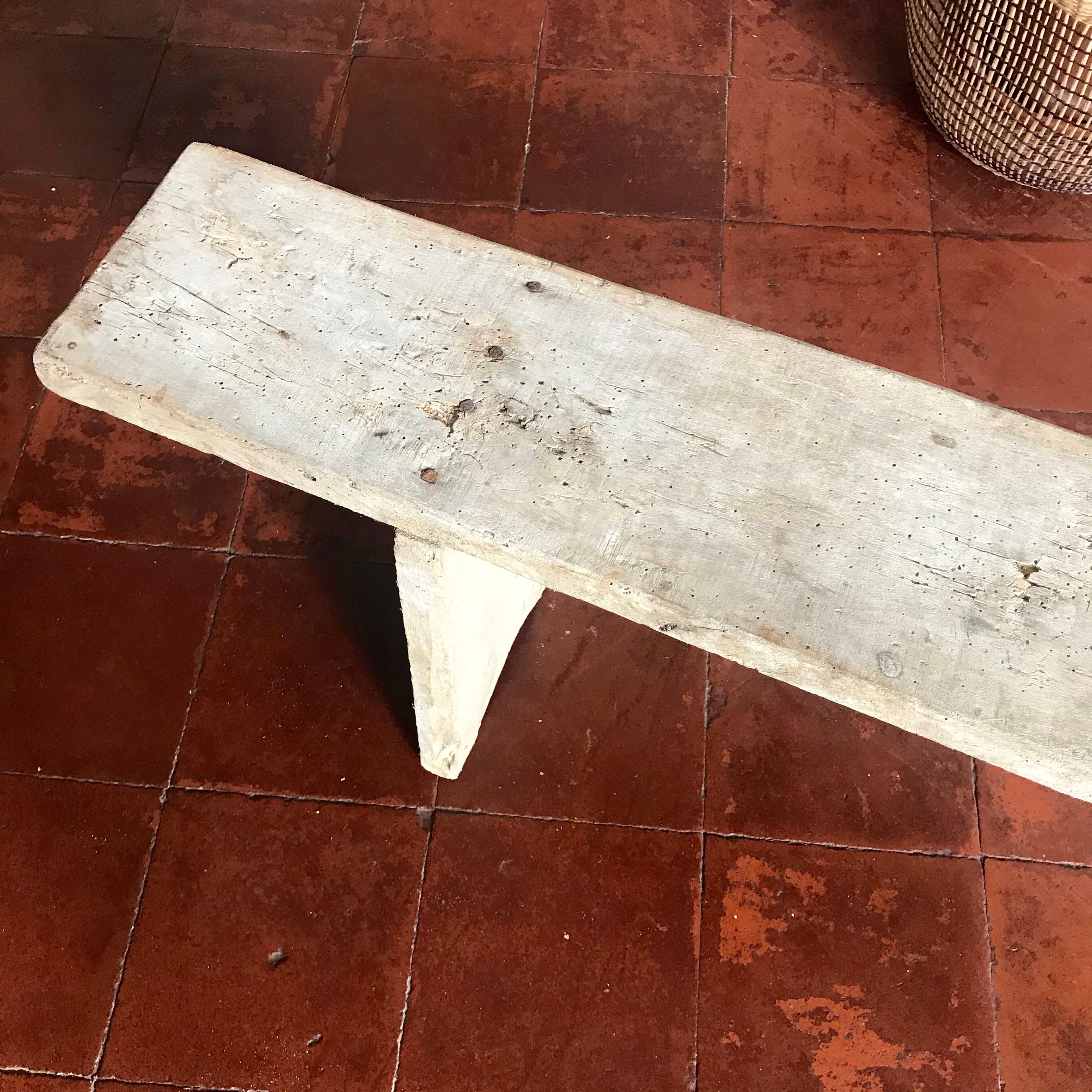 Old wooden bench