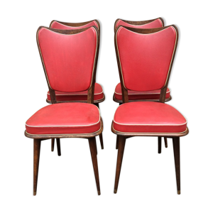 Set de 4 chaises vintage mid-century