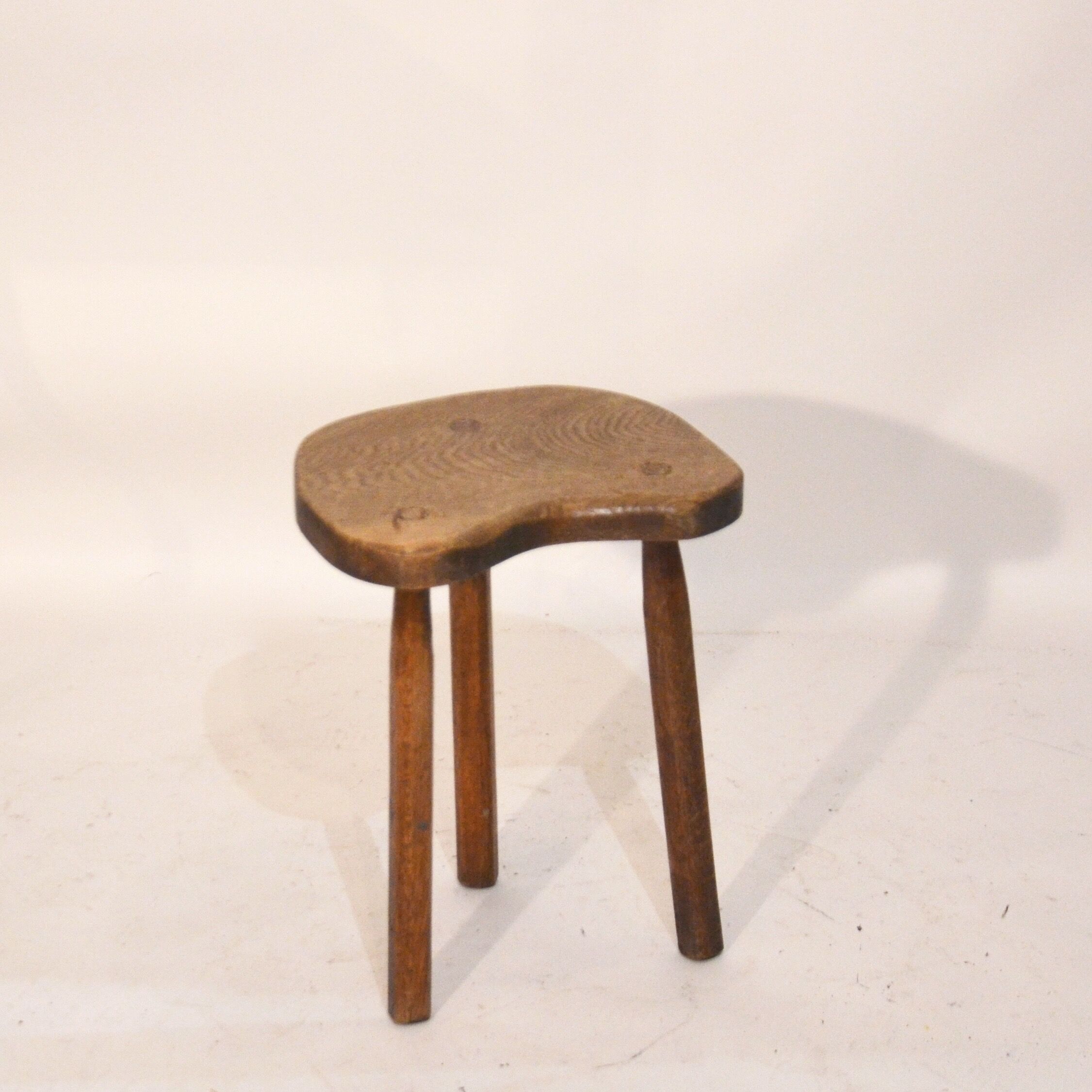 Former farm stool in solid wood