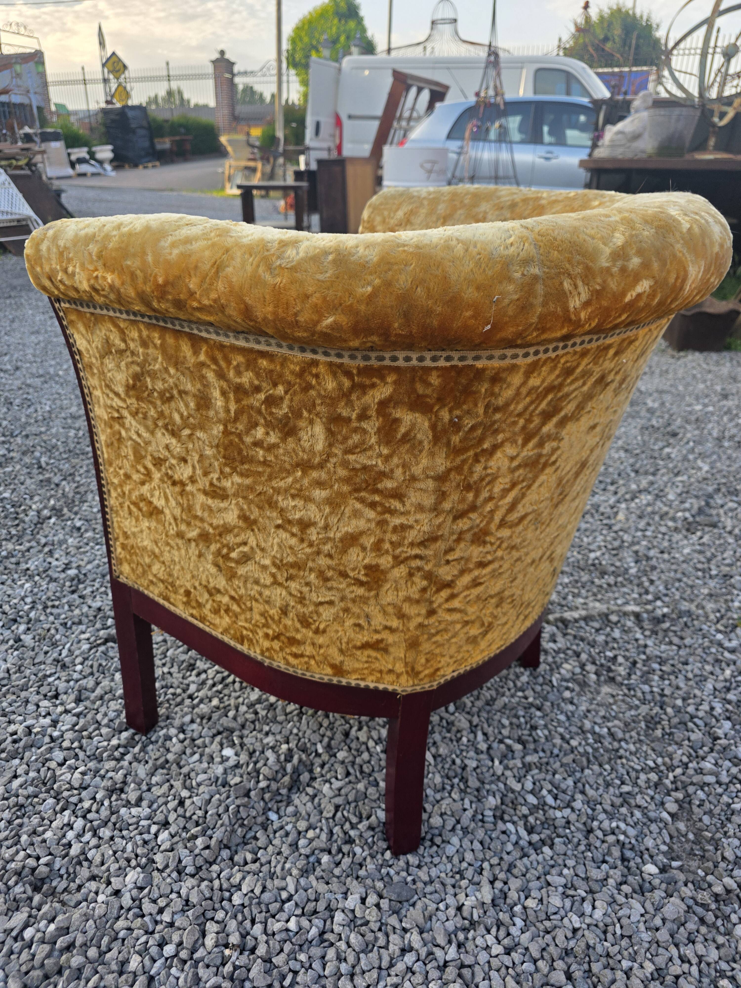 Fauteuil club art déco années 1930