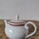 Vintage porcelain teapot from the Auteuil porcelain factory.