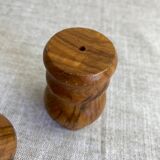 Olive wood salt and pepper shakers