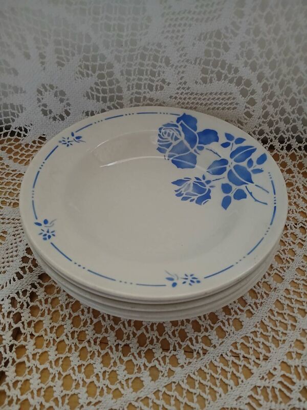 6 assiettes creuses Moulin des Loups