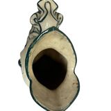 Polychrome ceramic fish vase Malta 20th century