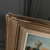Oil on panel by A. Le Brun Couëron mid-20th century
