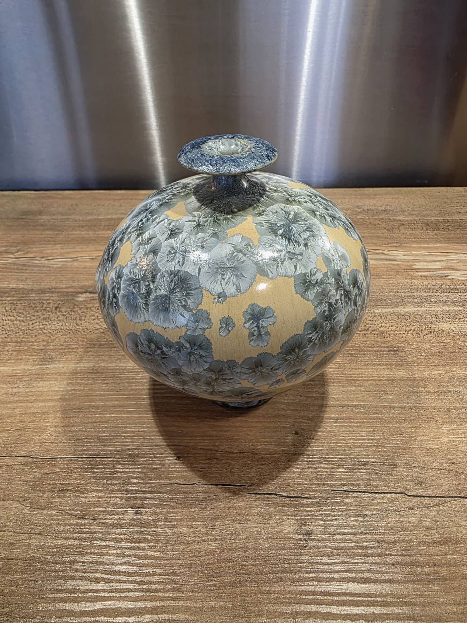 Marius Bessone round vase soliflore (Vallauris) RARE