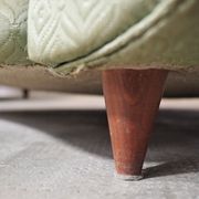 Fan-shaped armchairs set of 2