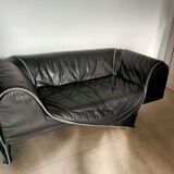 Hanging leather sofa