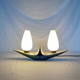 Verceram ceramic lamp, 1950, France.