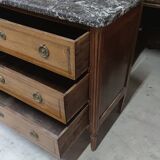 Commode d'époque Louis XVI en noyer
