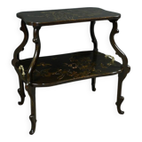 Table à Thé en Bois Laqué à Décors Asiatiques – Fin XIXe