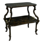 Table à Thé en Bois Laqué à Décors Asiatiques – Fin XIXe
