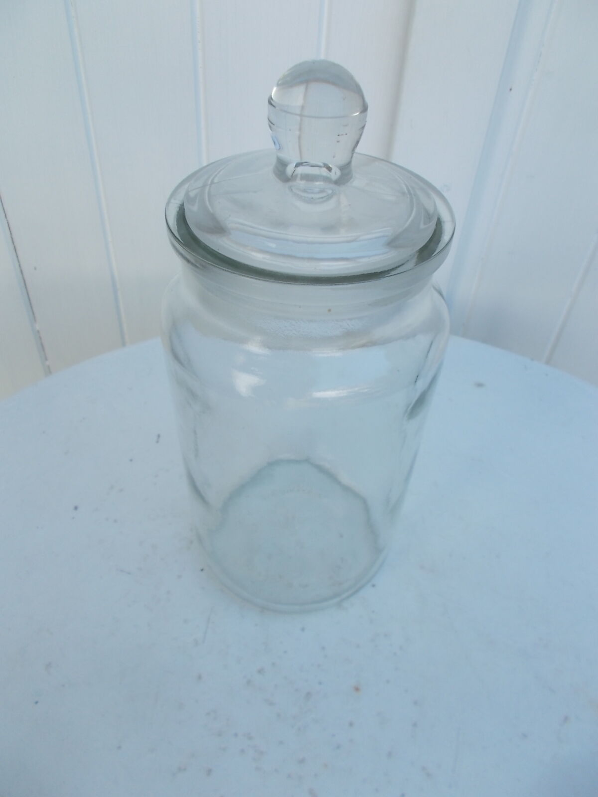 Pot d'apothicaire en verre